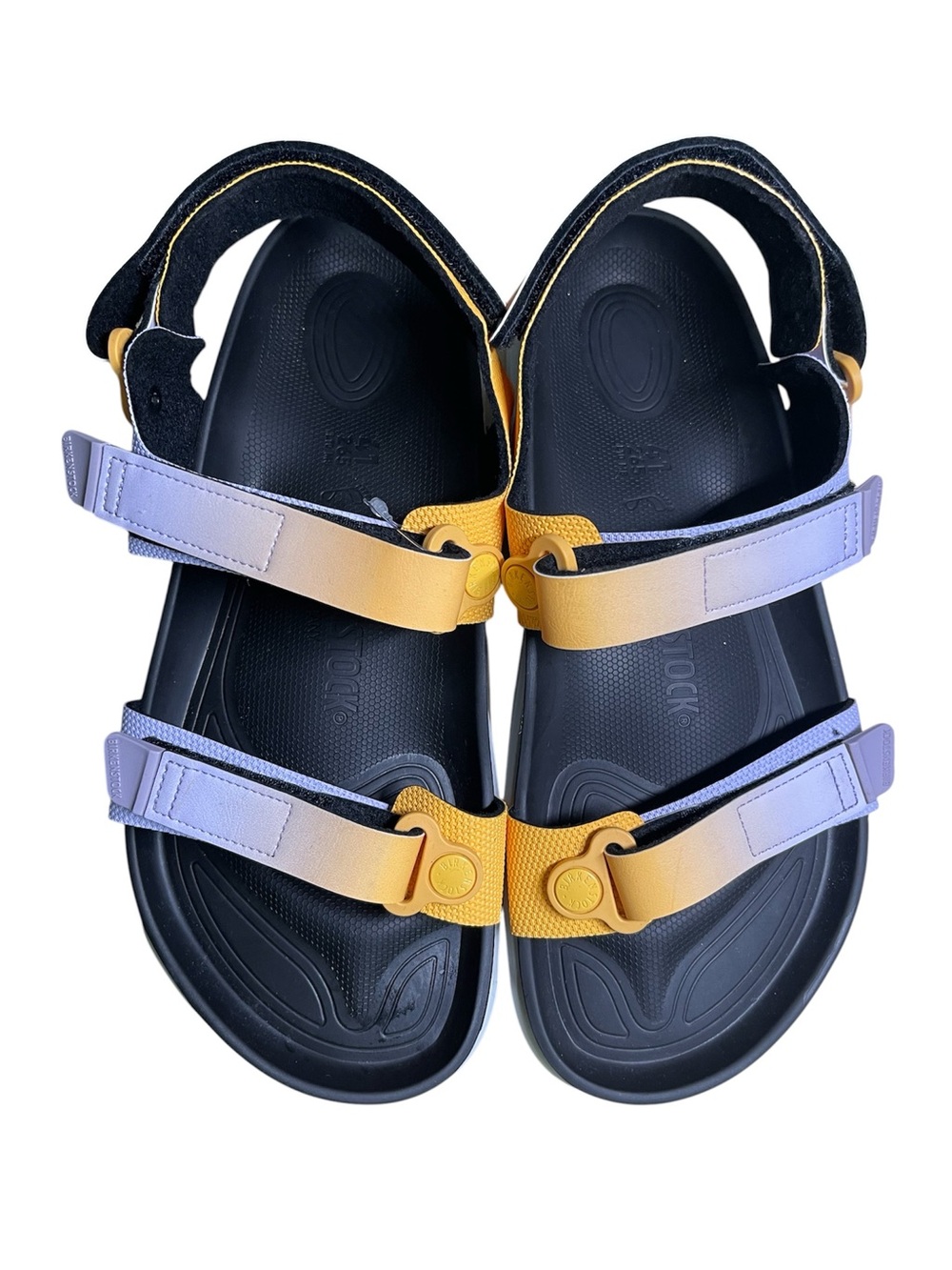 Birkenstock Sahara Ombre Purple Fog Apricot EU 41 W10 M8 Sandals Slides new